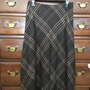 East 5th plaid midi skirt 8